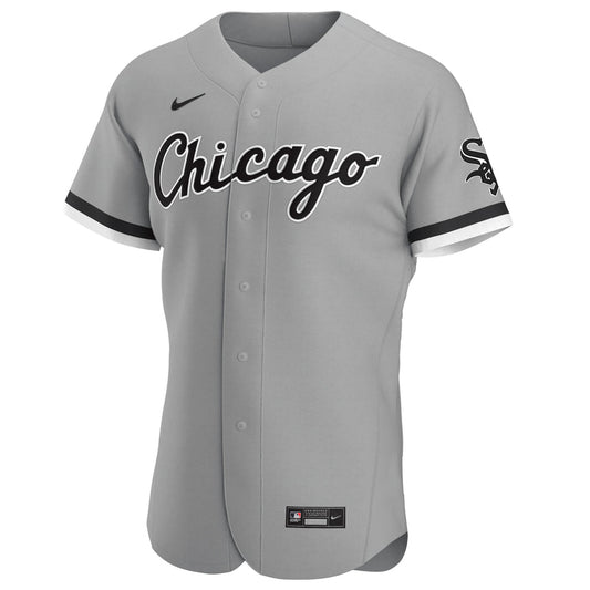 Men's Chicago White Sox Gray Road Authentic Official Team Jersey
