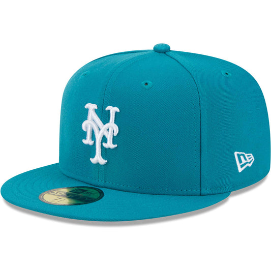 New York Mets New Era 59FIFTY Fitted Hat - Turquoise