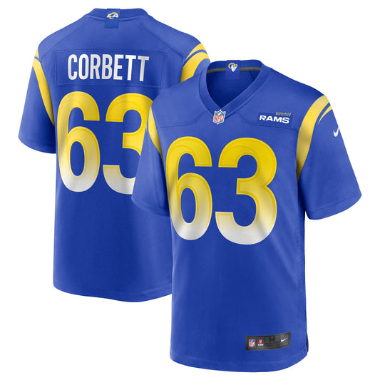 Austin Corbett Los Angeles Rams Nike Game Jersey - Royal