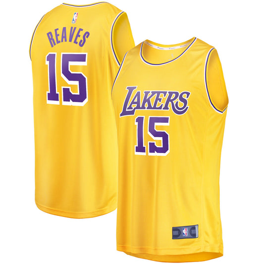 Austin Reaves Los Angeles Lakers Fanatics Branded Fast Break Player Jersey - Icon Edition - Gold