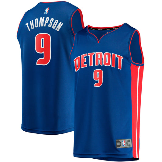 Ausar Thompson Detroit Pistons Fanatics Branded 2023 NBA Draft First Round Pick Fast Break Replica Jersey - Icon Edition - Royal